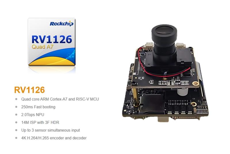 RV1126 IP kameros modulis perkelia stebėjimą į kitą lygį