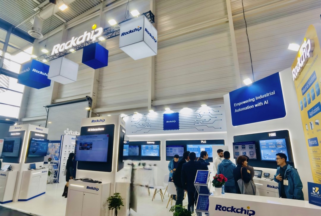 „Rockchip“ pasirodė „Embedded World 2025“ Vokietijoje. Pramonės automatizavimo įgalinimas naudojant AI