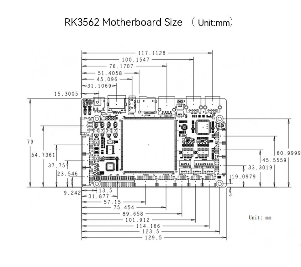 Rockchip RK3562 Digital Signage SBC Industrial controller